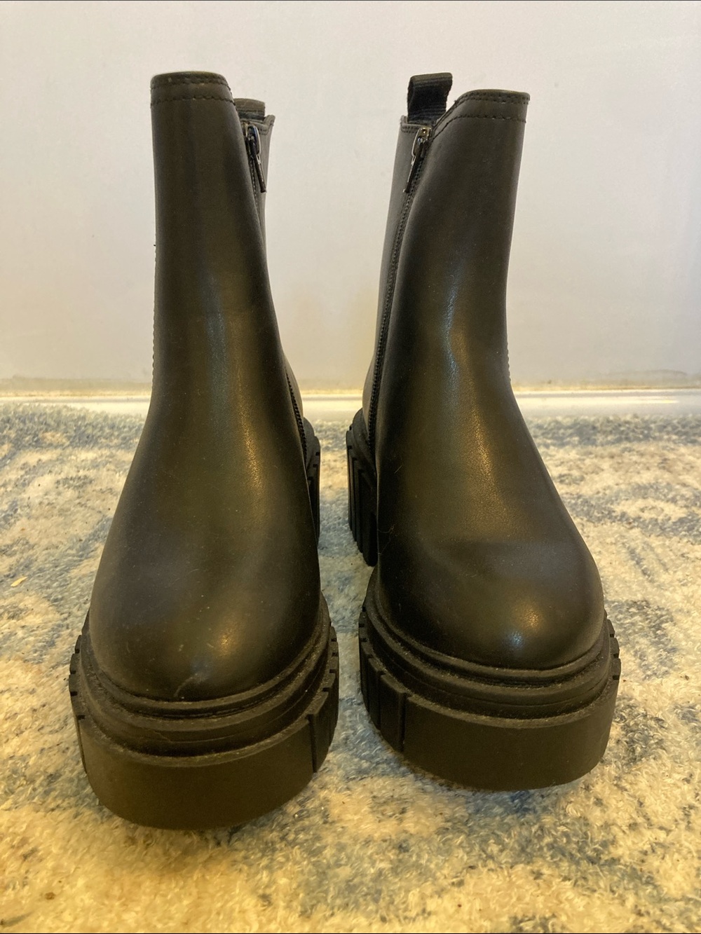 wild fable Black Chunky Platform Ankle Boots